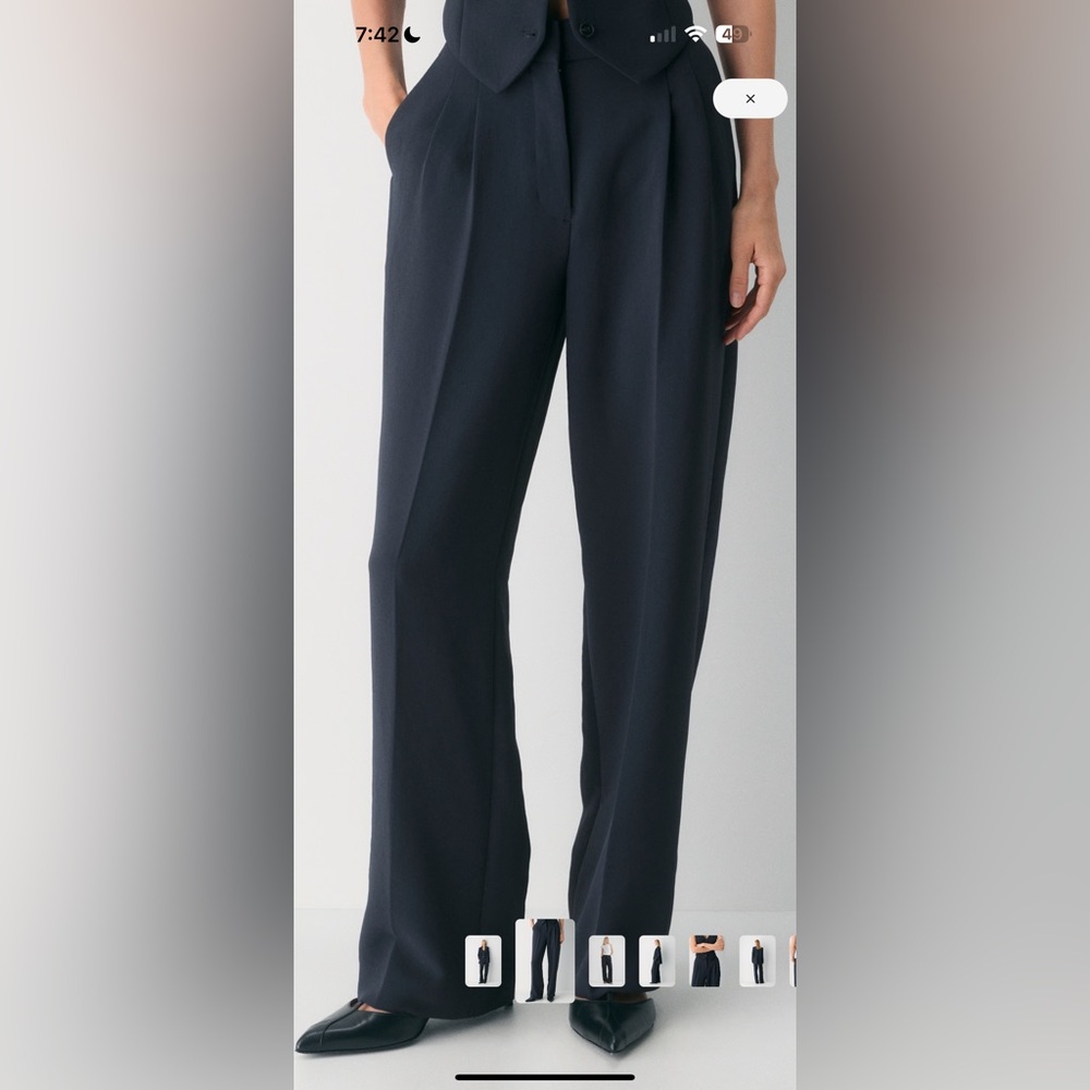 Effortless Pant Navy